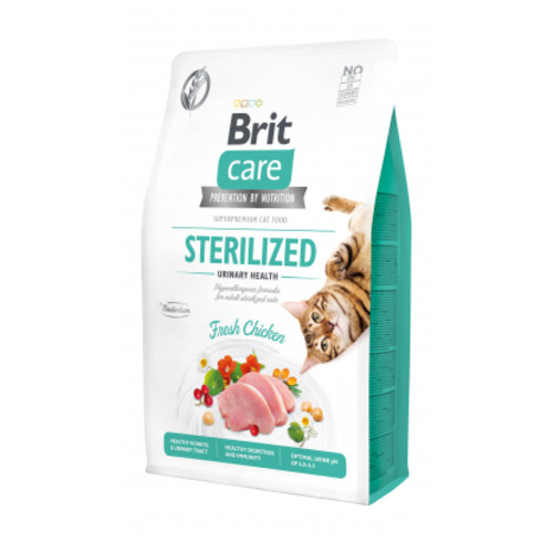 Сухий корм для кішок Brit Care Cat GF Sterilized Urinary Health 2 кг (8595602540730) фото №1