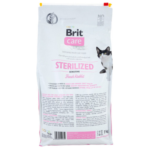 Сухий корм для кішок Brit Care Cat GF Sterilized Sensitive 7 кг (8595602540754) фото №2