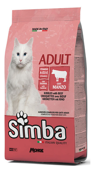 Сухий корм для кішок з яловичиною Simba 20 кг фото №2