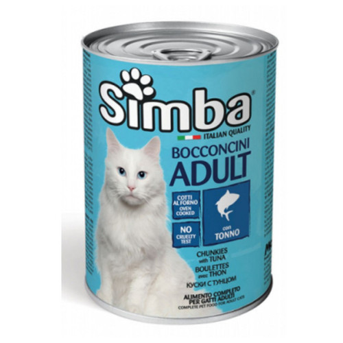 Консерви для кішок Simba Cat Wet тунець 415 г (8009470009096) фото №1