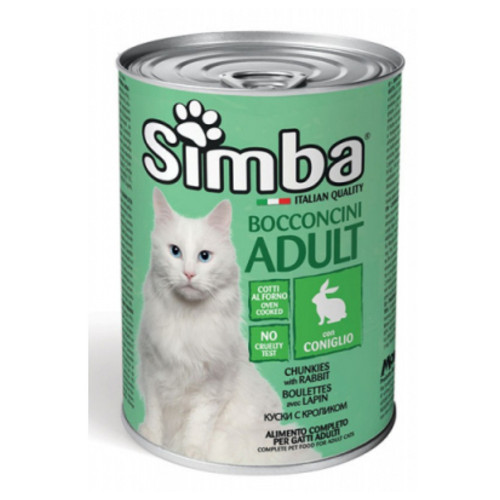 Консерви для кішок Simba Cat Wet кролик 415 г (8009470009089) фото №1