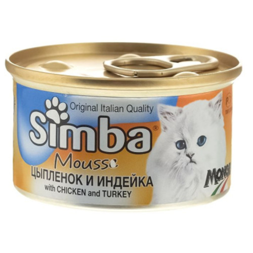 Консерви для кішок Simba Cat Wet курка та індичка 85 г (8009470009447) фото №1
