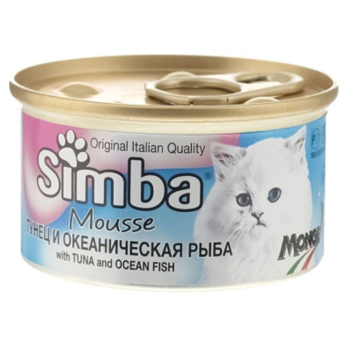 Консерви для кішок Simba Cat Wet тунець та океанічна риба 85 г (8009470009423) фото №1