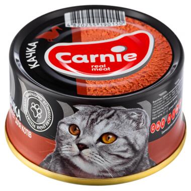 Паштет для котів Carnie м'ясний з качкою 90 г (4820255190471) фото №1