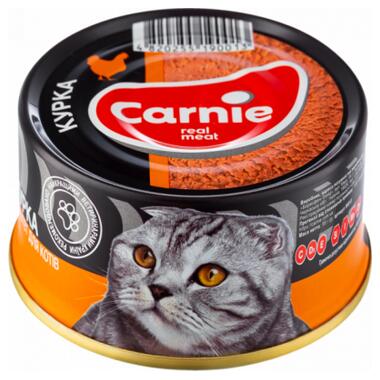 Паштет для котів Carnie м'ясний з куркою 90 г (4820255190518) фото №1