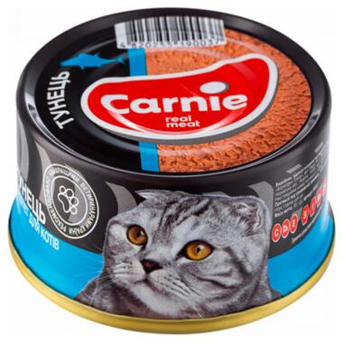 Паштет для котів Carnie м'ясний з тунцем 90 г (4820255190488) фото №1