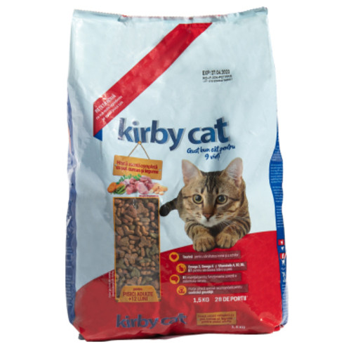 Сухий корм для кішок Kirby Cat курка, індичка та овочі 1.5 кг (5948308003567) фото №1