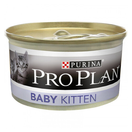 Вологий корм Purina Pro Plan Baby Kitten для кошенят з куркою 85 г (138499) фото №1