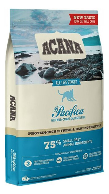 Сухий корм для кішок всіх порід Acana Pacifica Cat 4.5кг 0064992714659 (a71465) фото №1