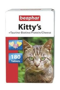 Витамины для кошек Beaphar Kitty's Mix 180 шт. фото №1