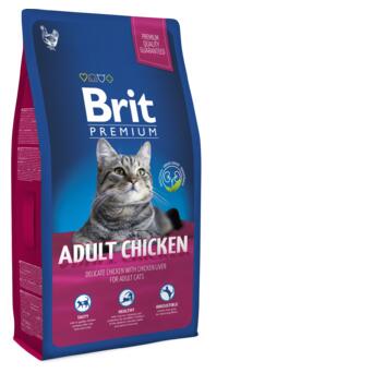 Корм для котів Brit Premium Cat Adult Chicken Курка 8kg (170358) фото №1