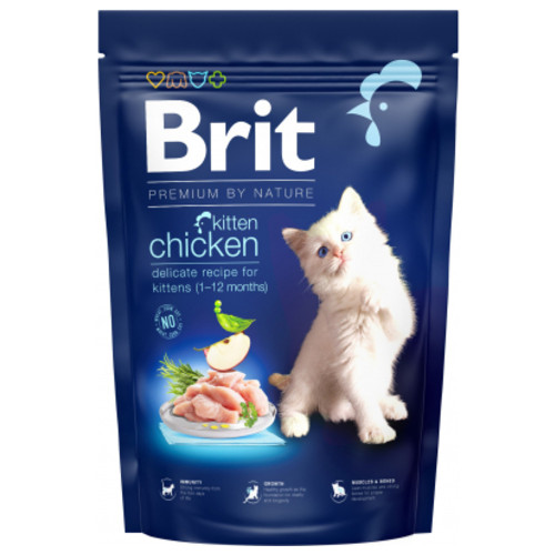 Сухий корм для кішок Brit Premium by Nature Cat Kitten 1.5 кг (8595602553112) фото №1