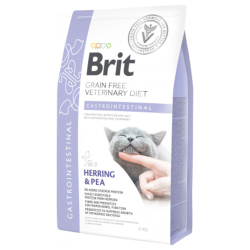 Сухий корм для кішок Brit GF VetDiets Cat Gastrointestinal 2 кг (8595602528424) фото №1