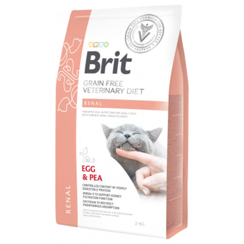 Сухий корм для кішок Brit GF VetDiets Cat Renal 2 кг (8595602528325) фото №1