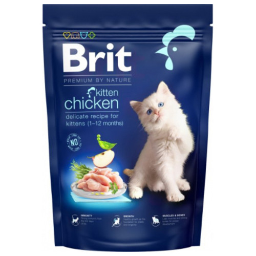 Сухий корм для кішок Brit Premium by Nature Cat Kitten 300 г (8595602552955) фото №1