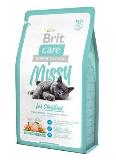 Корм для котов Brit Care Cat Missy for Sterilised 2кг фото №1