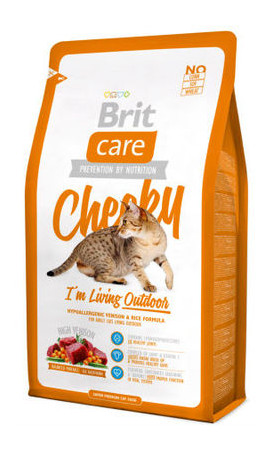 Корм для котов Brit Care Cat Cheeky I am Living Outdoor 7кг фото №1