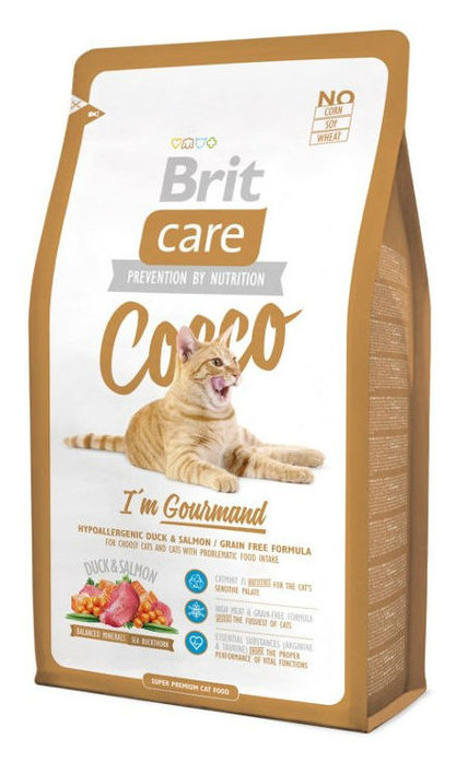 Корм для котов Brit Care Cat Cocco I am Gourmand 7кг фото №1