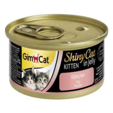 Консерви для котів GimCat Shiny Kitten курка 70 г (4002064413143) фото №1