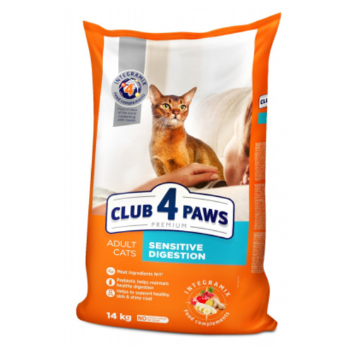 Сухий корм для котів Club 4 Paws Преміум. Чутливе травлення 14 кг (4820083909399) фото №1
