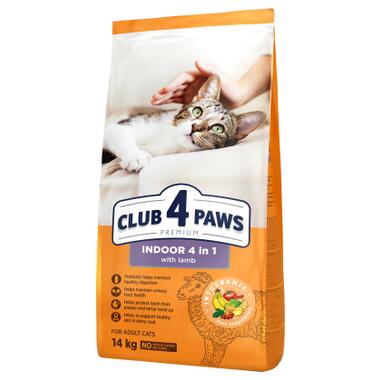 Сухий корм для кішок Club 4 Paws Premium що мешкають у приміщенні 4в1 14 кг (4820215369473) фото №1