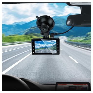 Видеорегистратор HOCO DV14 3-inch screen display driving recorder(720P) (6942007653961) фото №9