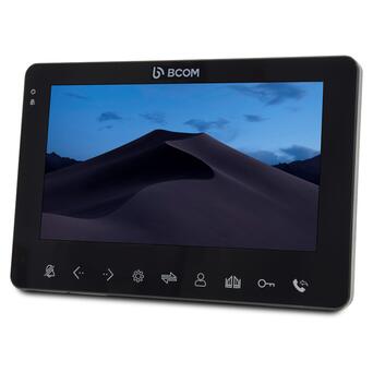 Комплект відеодомофону BCOM BD-780FHD Black Kit: відеодомофон 7 і відеопанель фото №5