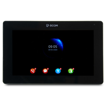 Комплект відеодомофона BCOM BD-770FHD Black Kit: відеодомофон 7 та відеопанель фото №2