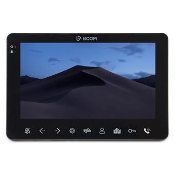 Відеодомофон 7 BCOM BD-780FHD Black з детектором руху і записом відео фото №1