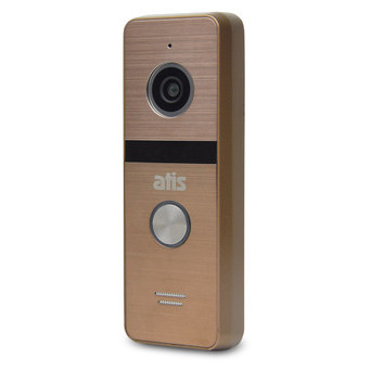 Комплект відеодомофону Atis AD-1070FHD/T Black з підтримкою Tuya Smart AT-400HD Gold фото №11