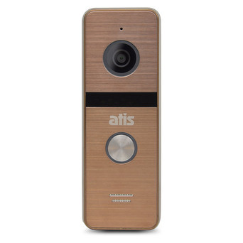 Комплект відеодомофону Atis AD-1070FHD/T Black з підтримкою Tuya Smart AT-400HD Gold фото №8