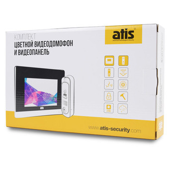 Комплект відеодомофону Atis AD-480 W Kit box фото №10