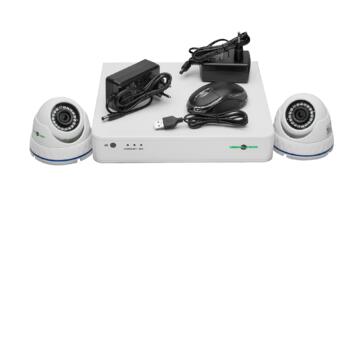 Комплект видеонаблюдения Green Vision GV-K-S15/02 1080P фото №1