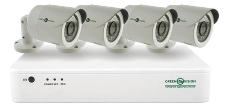 Комплект видеонаблюдения GreenVision GV-IP-K-S31/04 1080P (LP9420) фото №2