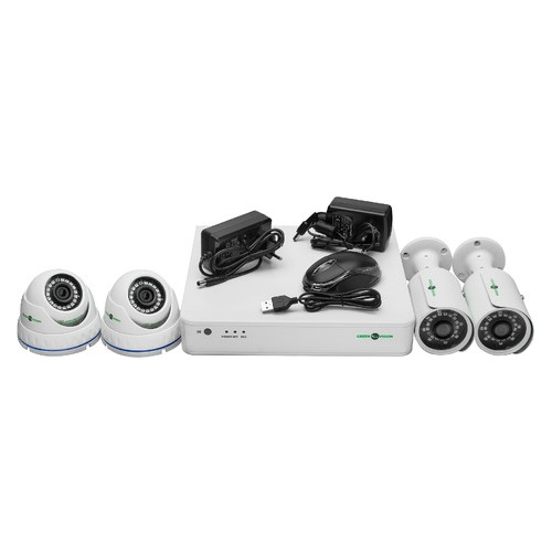 Комплект видеонаблюдения GreenVision GV-K-S17/04 1080P (LP6660) фото №1