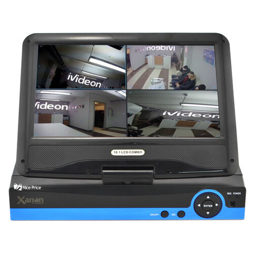 Комплект видеонаблюдения беспроводной Xanon JX-M1004IP WiFi 4 камеры (12332) фото №3