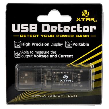 USB тестер вимірювач напруги та струму Xtar VI-01 (USB Detector) фото №4