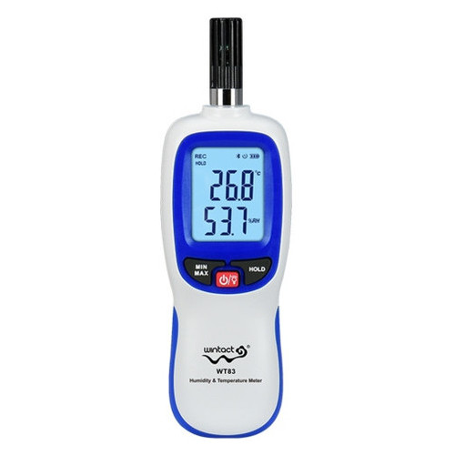 Термогигрометр Bluetooth 0-100%, -20-70°C WINTACT WT83B фото №1