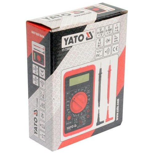 Мультиметр цифровий Yato (YT-73080) фото №3