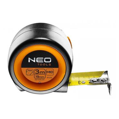 Рулетка Neo Tools сталева стрічка 5мх25мм, фіксатор, магніт (67-215) фото №1