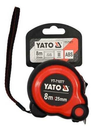 Рулетка Yato 8м x 25мм з подвійним блокуванням (YT-71077) фото №4