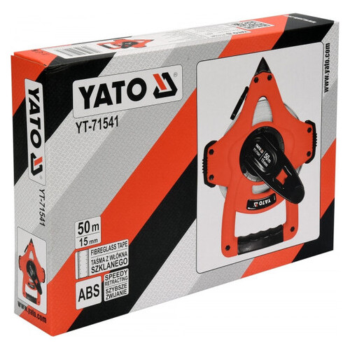 Рулетка геодезична Yato 50м х 15мм (YT-71541) фото №3