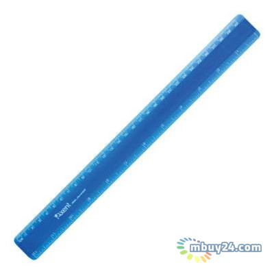 Лінійка Axent Plastic 30cm Matt Blue (7530-02-А) фото №1