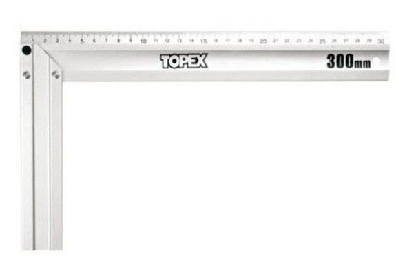 Кутник алюмінієвий Topex 500 x 235 мм (30C365) фото №1