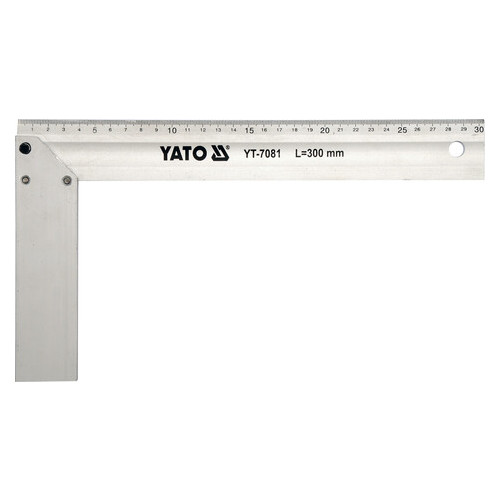 Кутник столярний Yato 300мм алюмінієвий (YT-7081) фото №1
