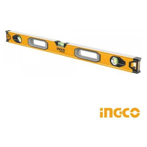 Строительный алюминиевый уровень Ingco 100 см (HSL08100) фото №1
