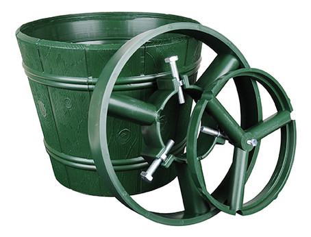 Стійка для ялинки Form-Plastic Відро 25,5 см Зелений фото №1