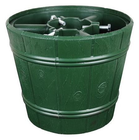 Стійка для ялинки Form-Plastic Відро 25,5 см Зелений фото №2