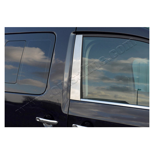 Накладки дверних стійок Omsaline VW Caddy 2003-/2015-2шт (7520139) фото №1