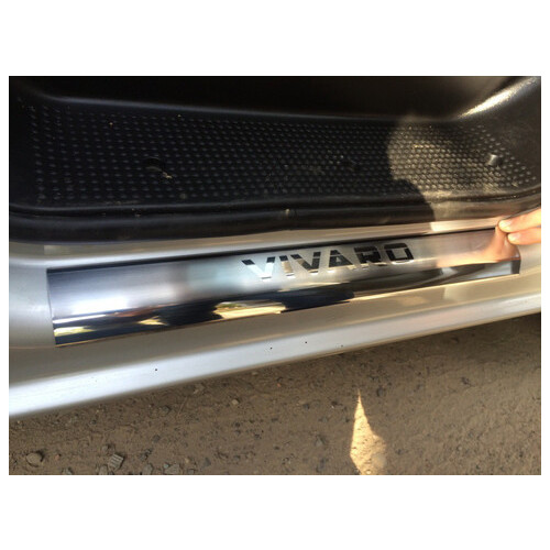 Накладки на поріжки Carmos Opel Vivaro 2001-2014 2шт (6450159) фото №1